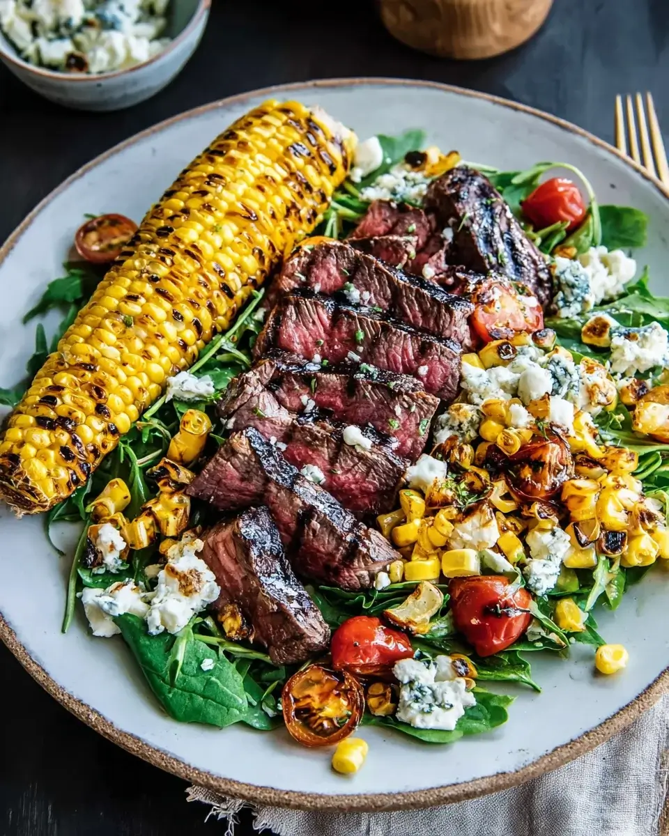 Balsamico-Steak mit Gorgonzola-Salat: Ein Genuss!