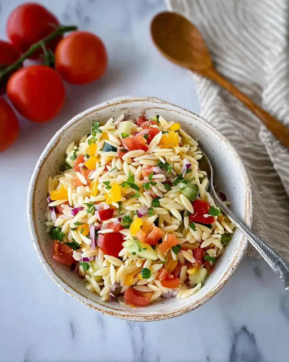 Bunter Orzo-Salat: So gelingt der perfekte Genuss!