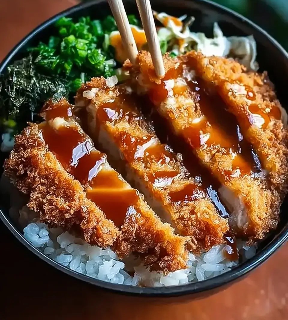 Katsu-Bowl mit Tonkatsu-Sauce: Ein Genuss für alle!