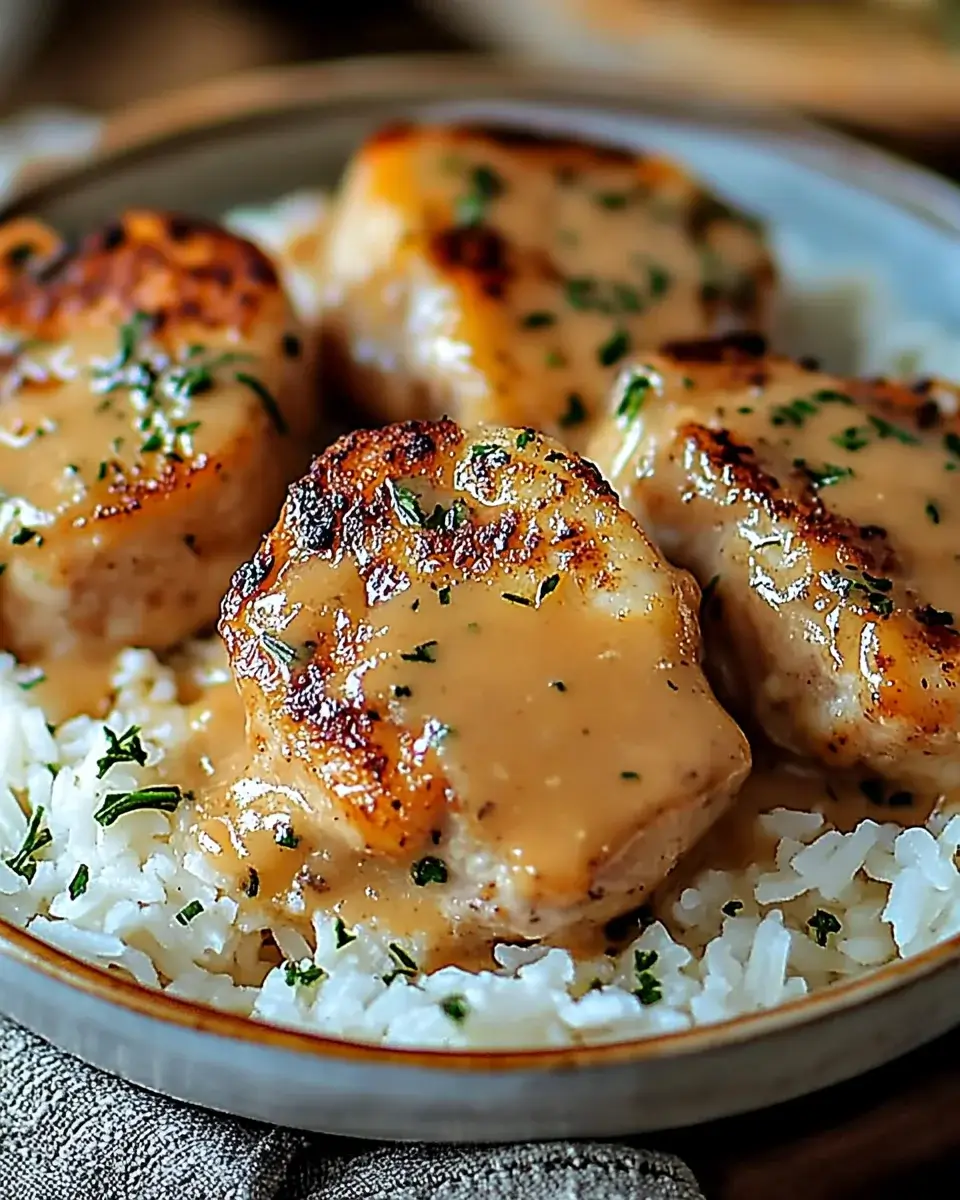 Zart geschmortes Hähnchen mit Reis: Einfach lecker!