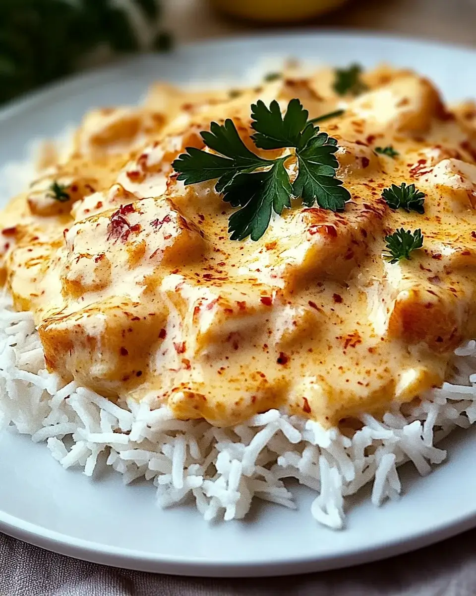 Cremiges Hähnchen mit Reis: Ein unwiderstehliches Rezept!