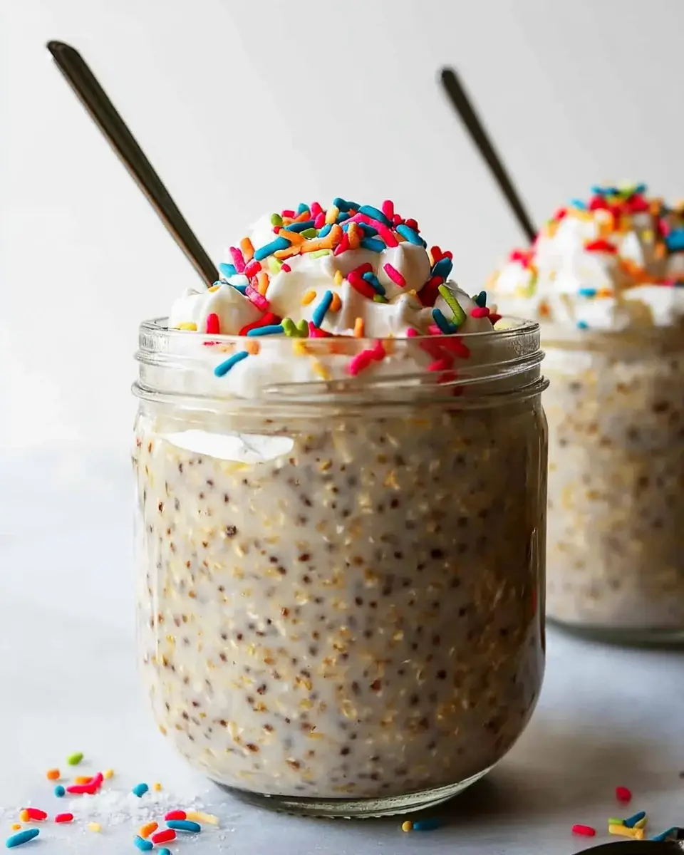 Geburtstagskuchen Overnight Oats: Ein kreatives Rezept!