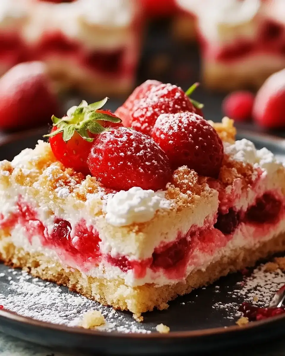 Erdbeer-Sahne-Schnitten: Ein erfrischendes Rezept genießen!