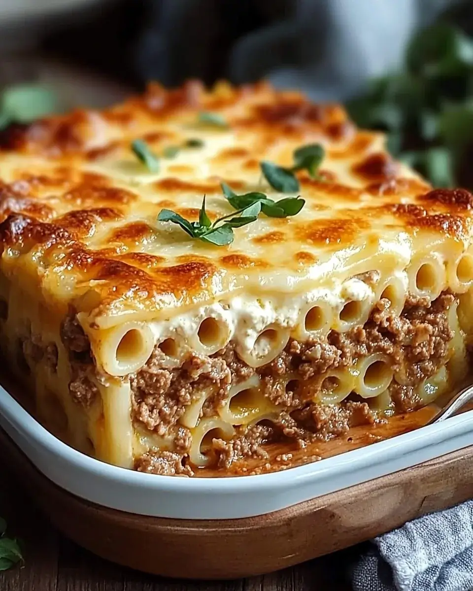 Himmlisches Pastitsio mit cremiger Béchamelsauce selbst machen!