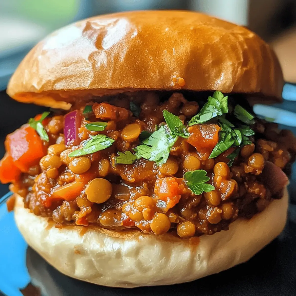Der Ausgang: Vegane Linsen Sloppy Joes Rezept