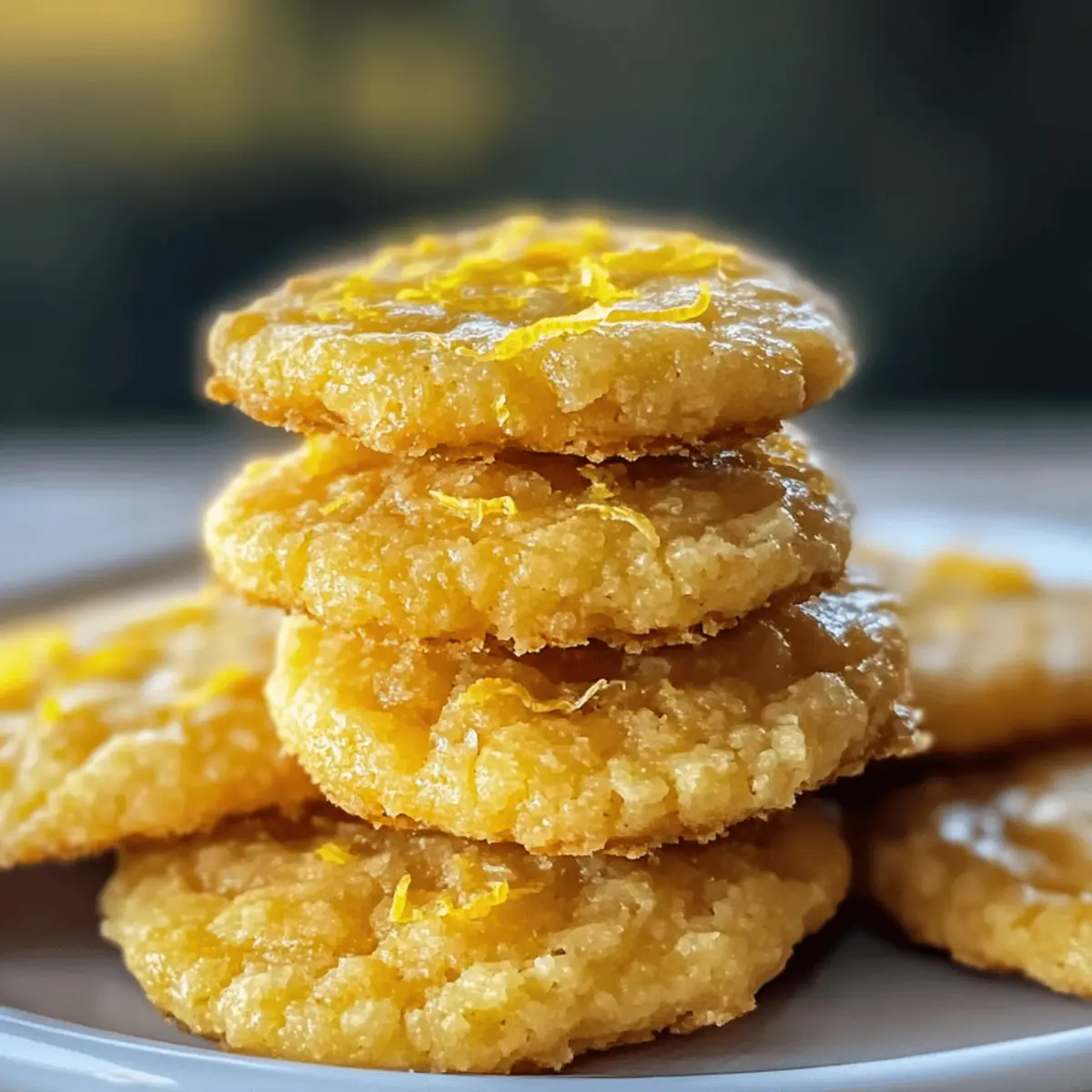 Lemon Cornmeal Cookies – Zesty Genuss für jeden Tag