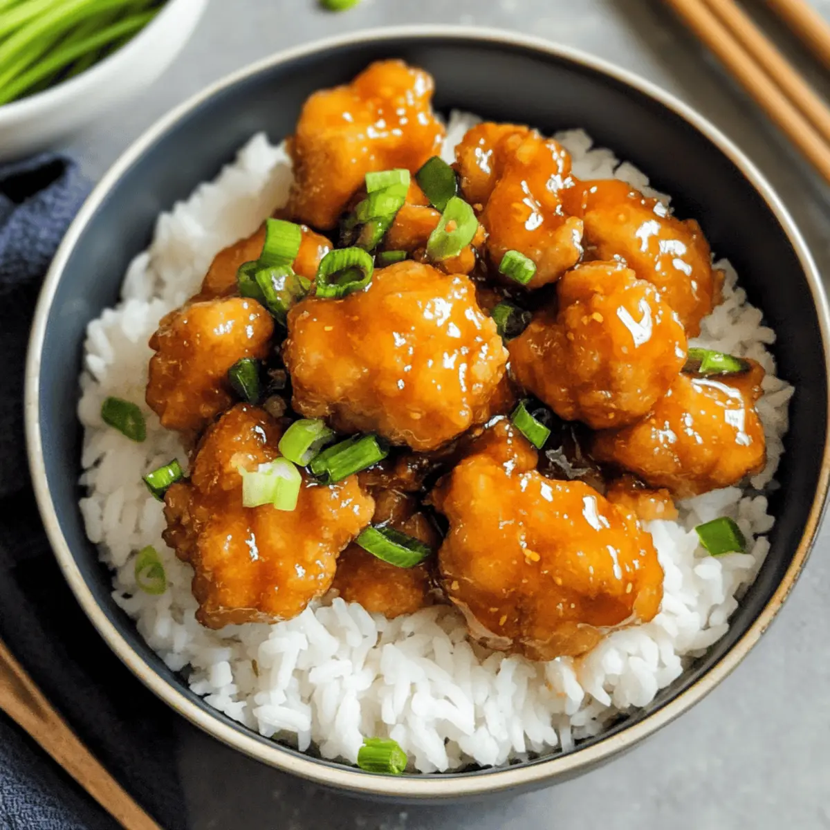 Hausgemachtes Orangensüßsauer-Hühnchen in 30 Minuten