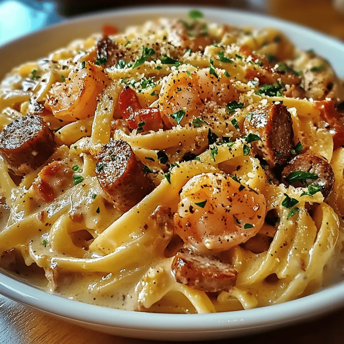 Pappadeaux Mardi Gras Pasta in cremiger Cajun-Soße