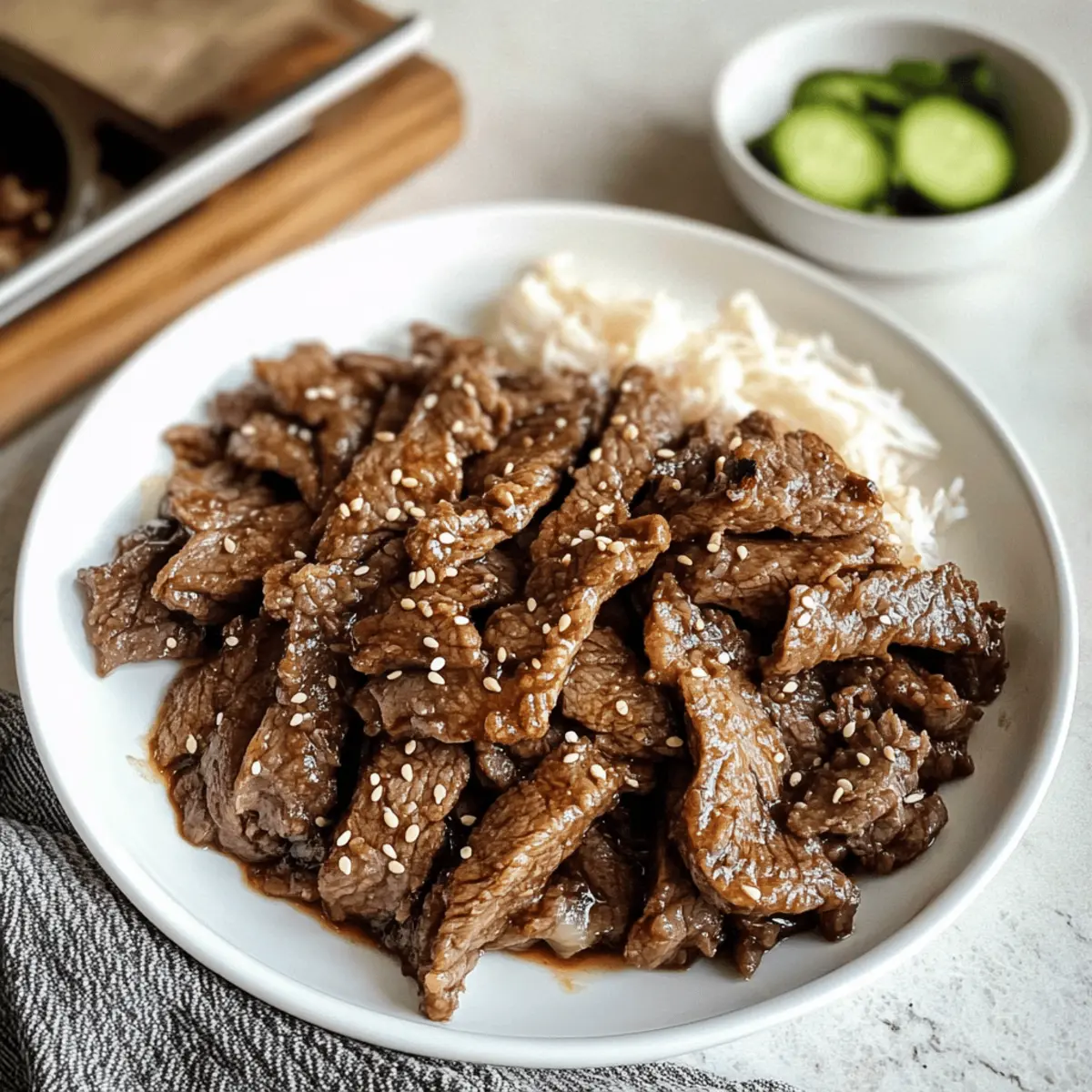 Koreanisches Beef Bulgogi schnell und glutenfrei