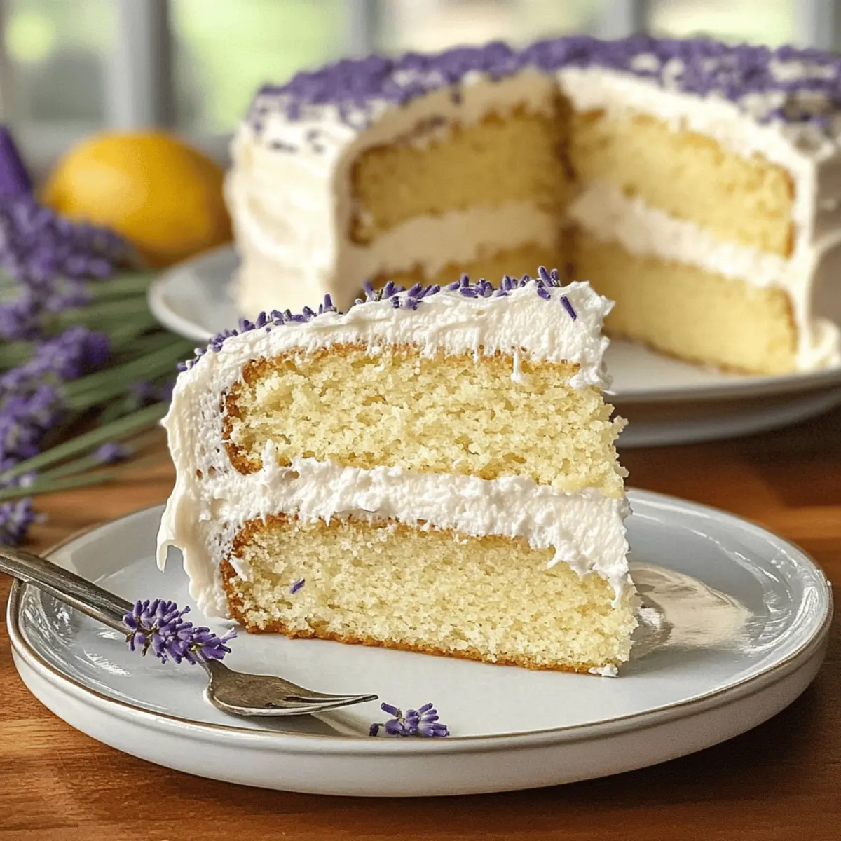 Lemon Lavendel Kuchen für den perfekten Genuss