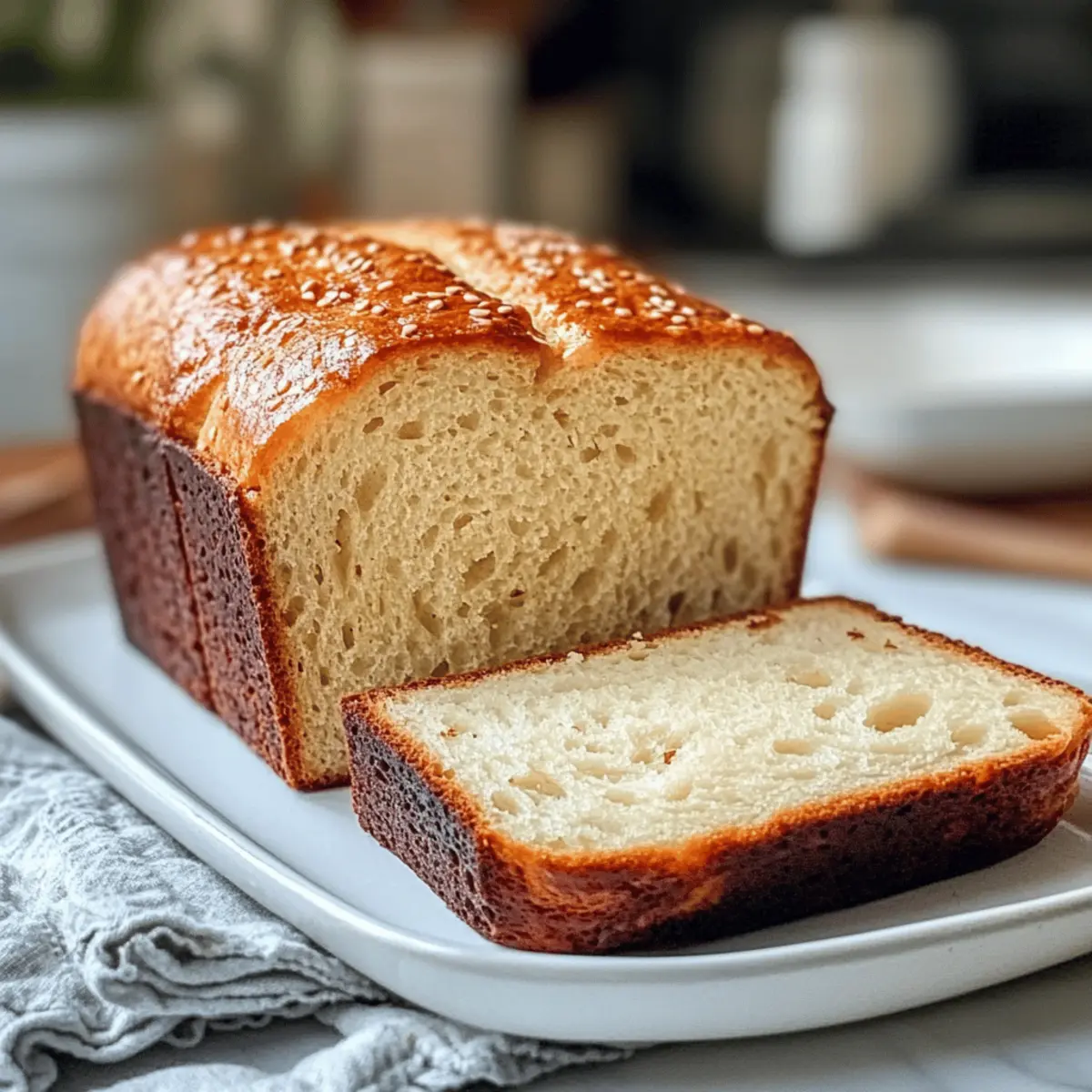 Der Ausgang: Zero Carb Joghurtbrot für jeden Tag