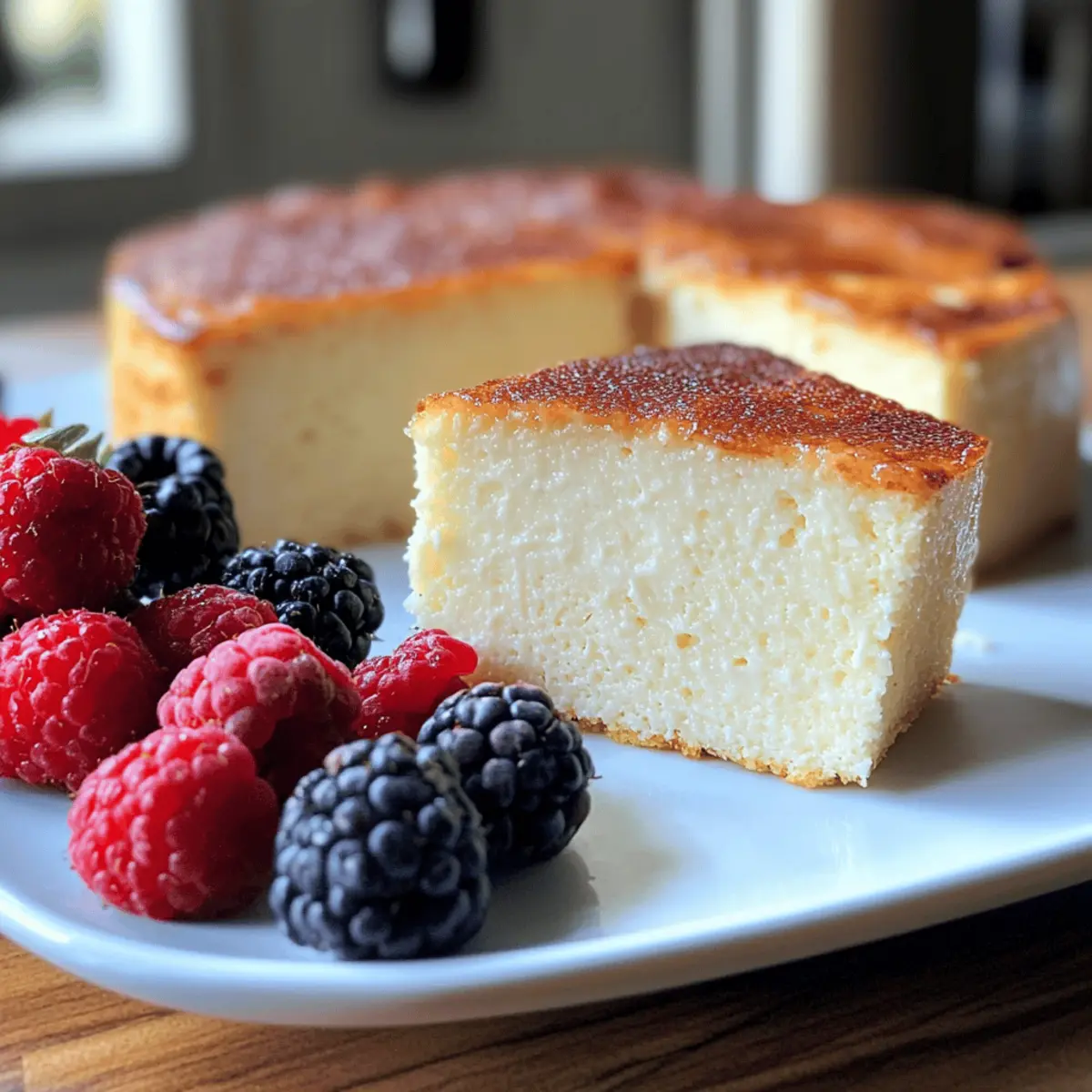 Zuckerfreier Joghurtkuchen mit hohem Proteinanteil