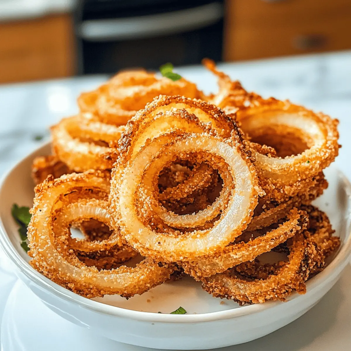 Knusprige Zwiebelring Chips für jeden Anlass
