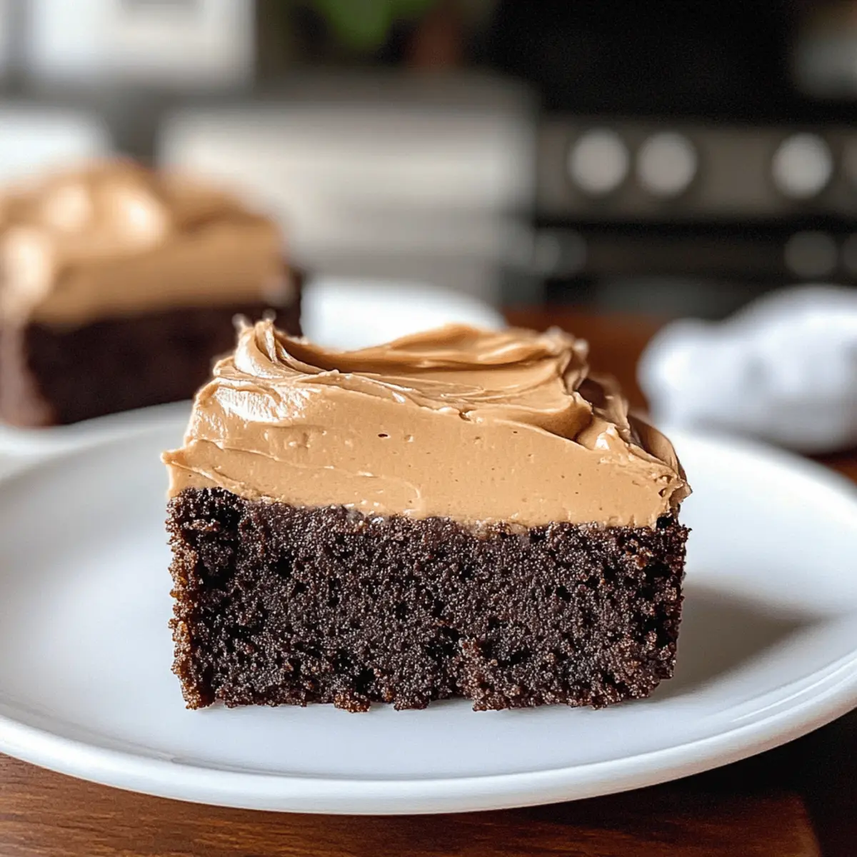 Kaffee Brownies mit Frosting für Kaffeeliebhaber