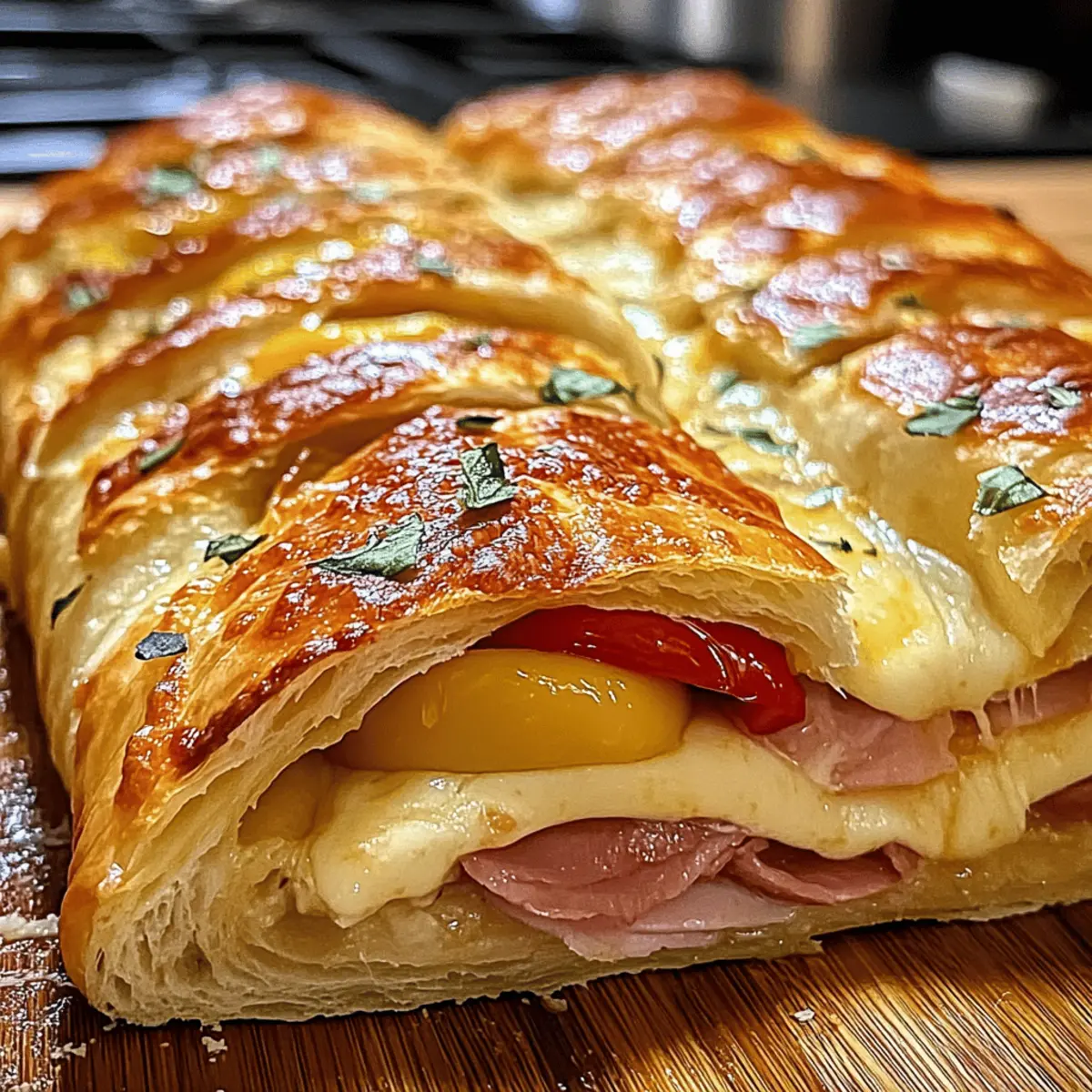 Das Ausgabegerät: Italienischer Sandwich-Blechkuchen