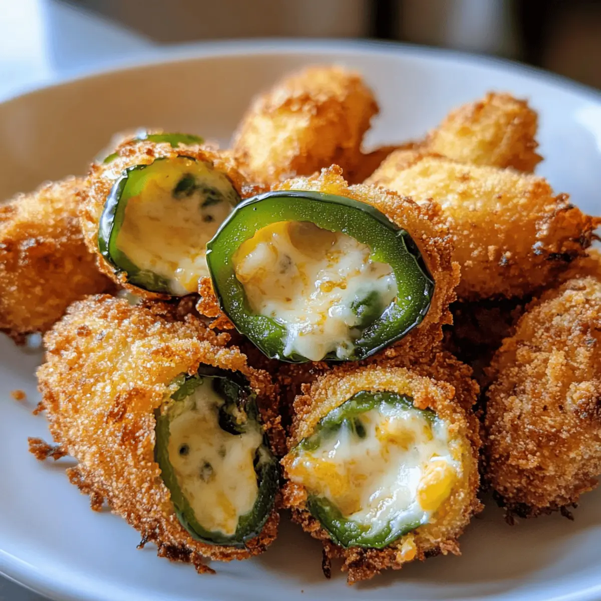 knusprige frittierte jalapeno popper bites