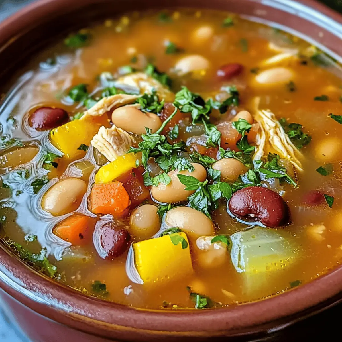 Halal Portugiesische Bohnensuppe für kalte Tage