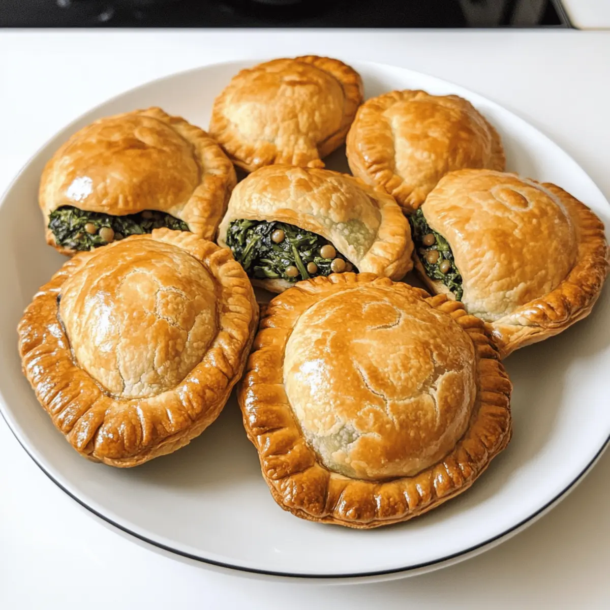 Vegane Linsen-Spinat-Empanadas zum Verlieben