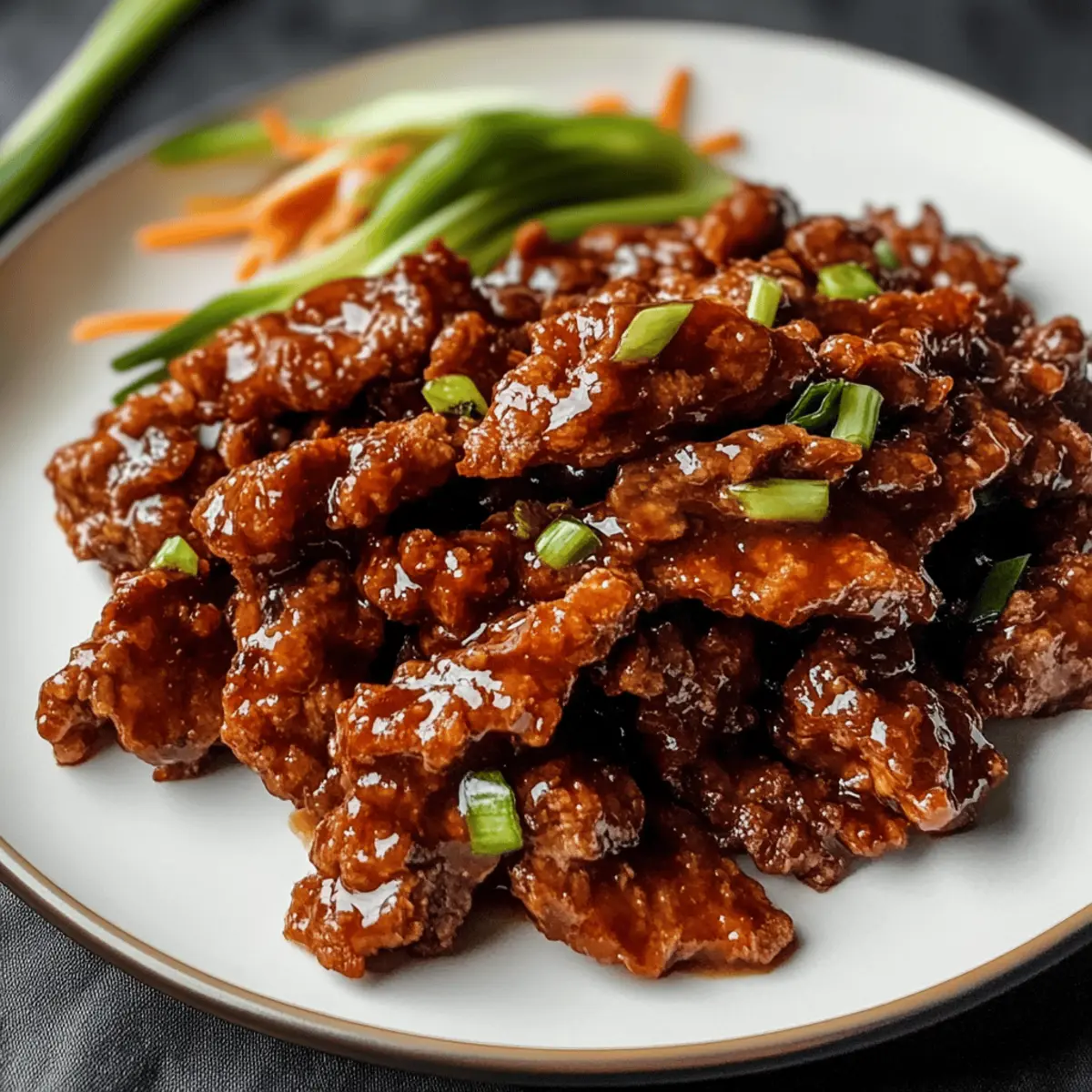 Crispy Chilli Beef in süß-scharfer Soße