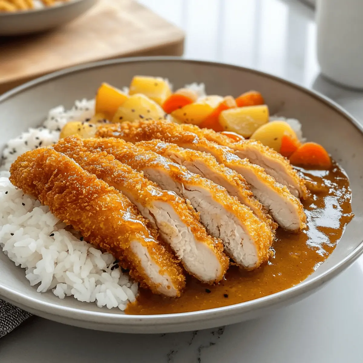 Crispy Chicken Katsu Curry Rezept