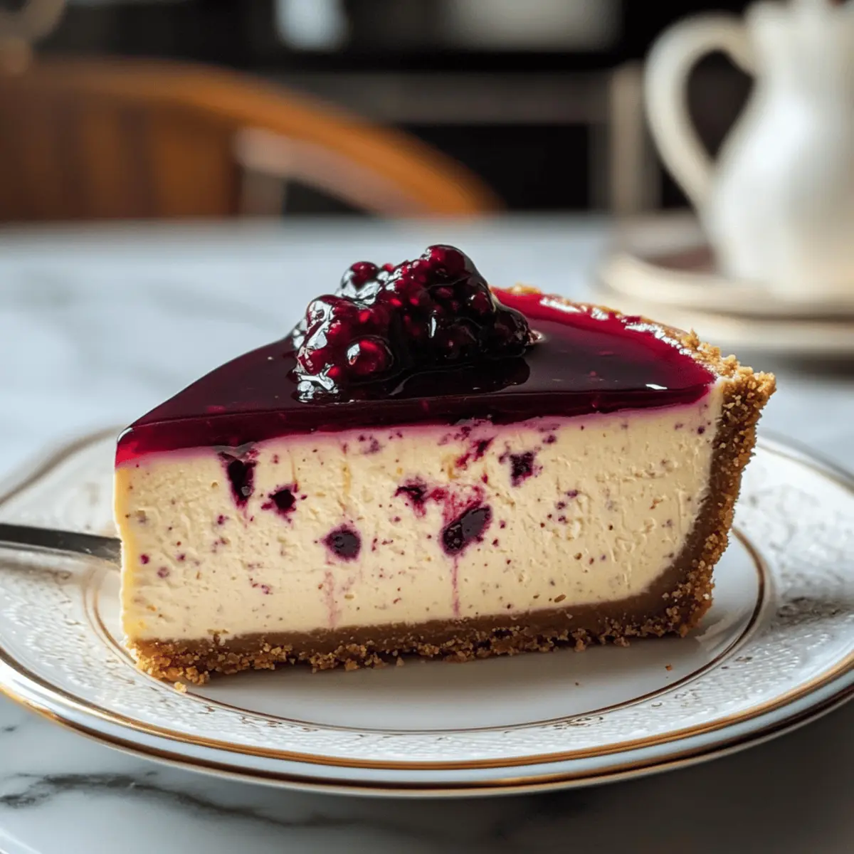 Earl Grey Mulberry Cheesecake zum Verlieben