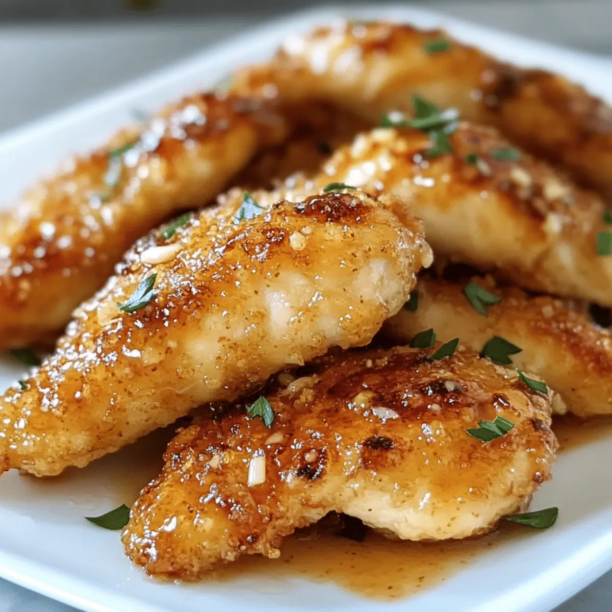 Krosse Air Fryer Honigbutter-Hähnchenteile
