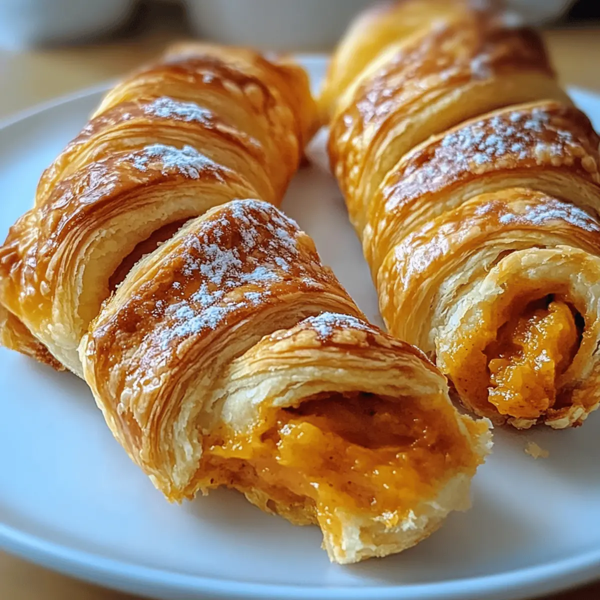 Kürbis-Pie-Drehungen für den Herbstzauber