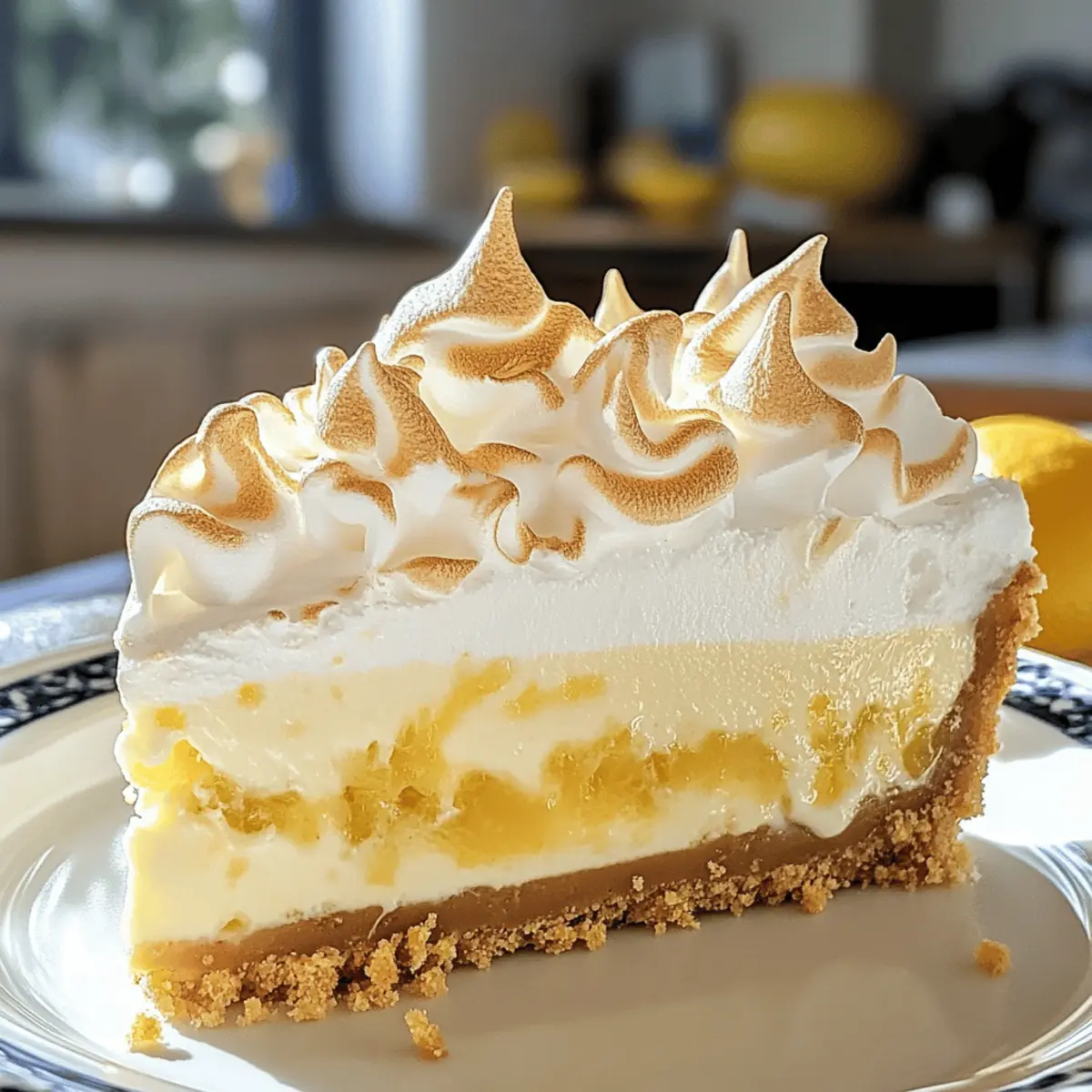 Triple Lemon Meringue Cheesecake ganz einfach selbst machen