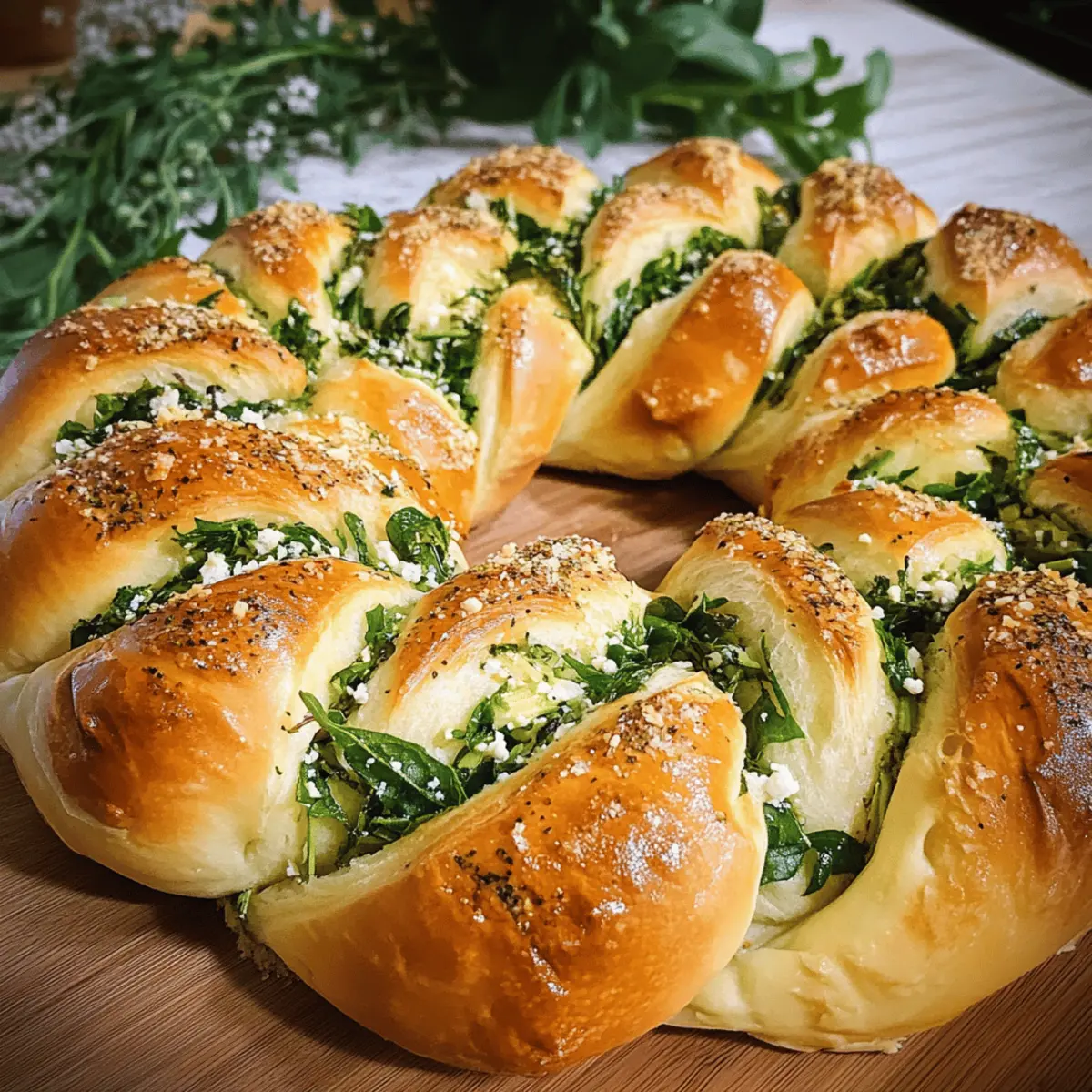 Frühlingserlebnis: Softer, Kräuter-Star-Brot