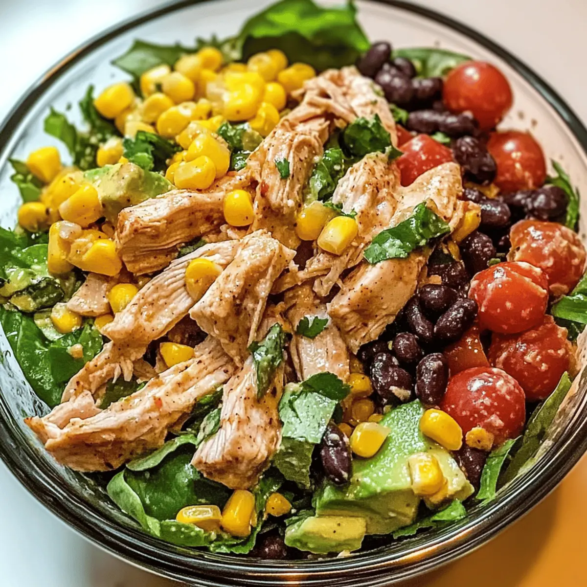 Zesty Southwest Hähnchensalat für jede Gelegenheit