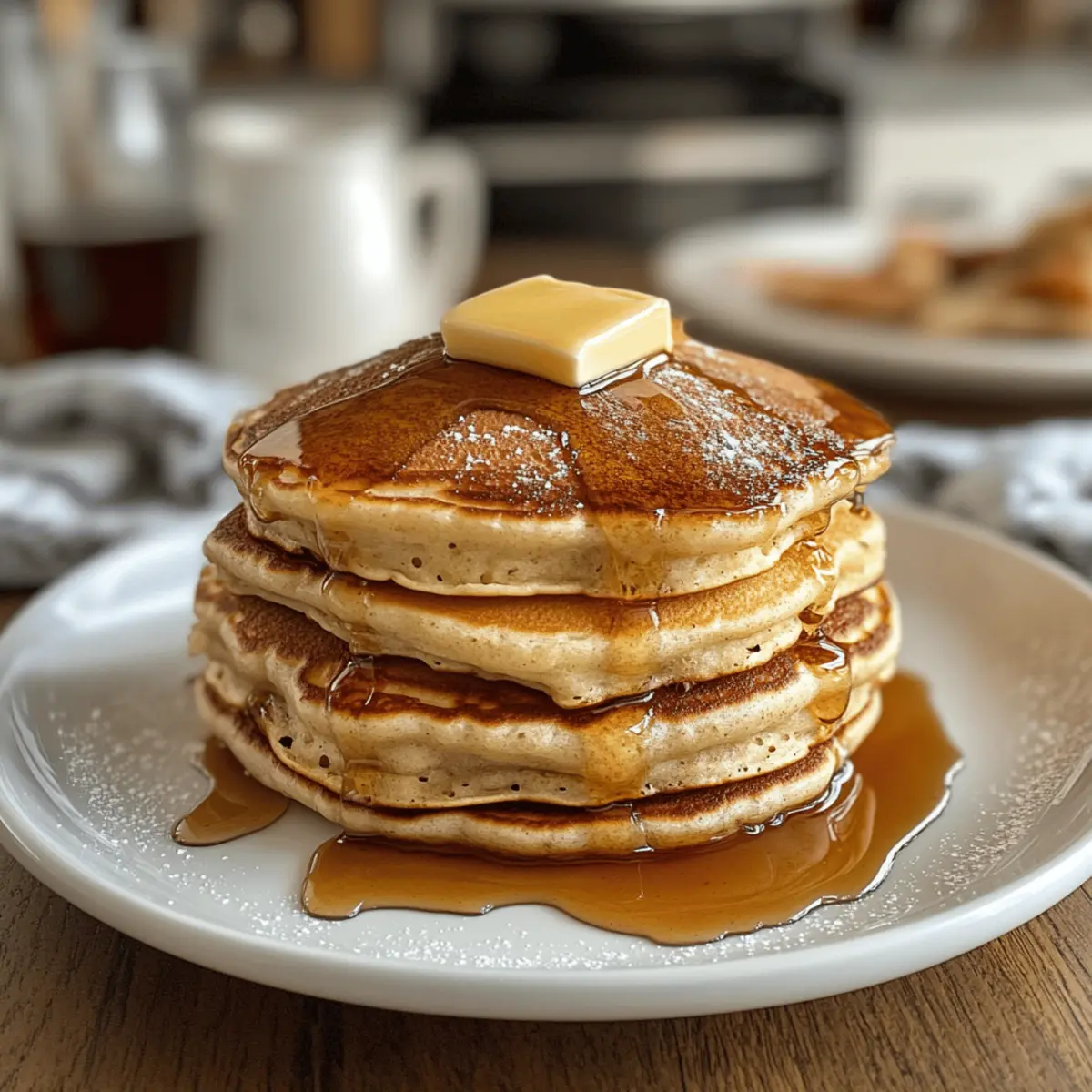 Fluffy Pancakes mit Vanille und Zimt