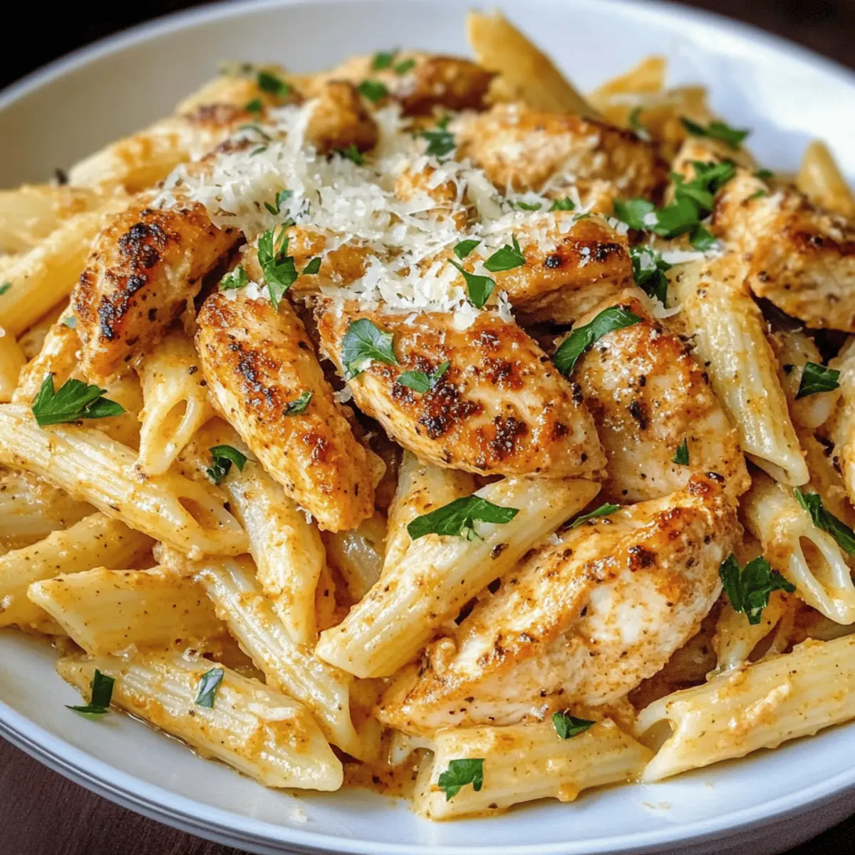 Cremige Cajun Hähnchen Pasta in 30 Minuten