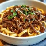Slow Cooker Korean Beef Noodles
