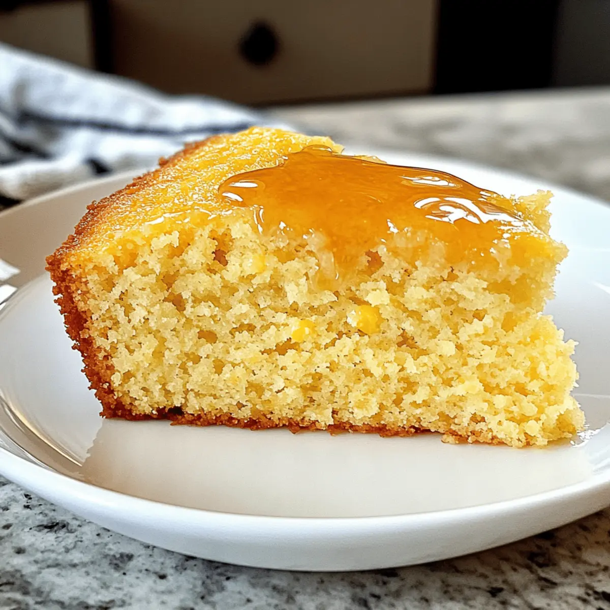 Schneller Süßer Maisbrotkuchen mit Jiffy Mix