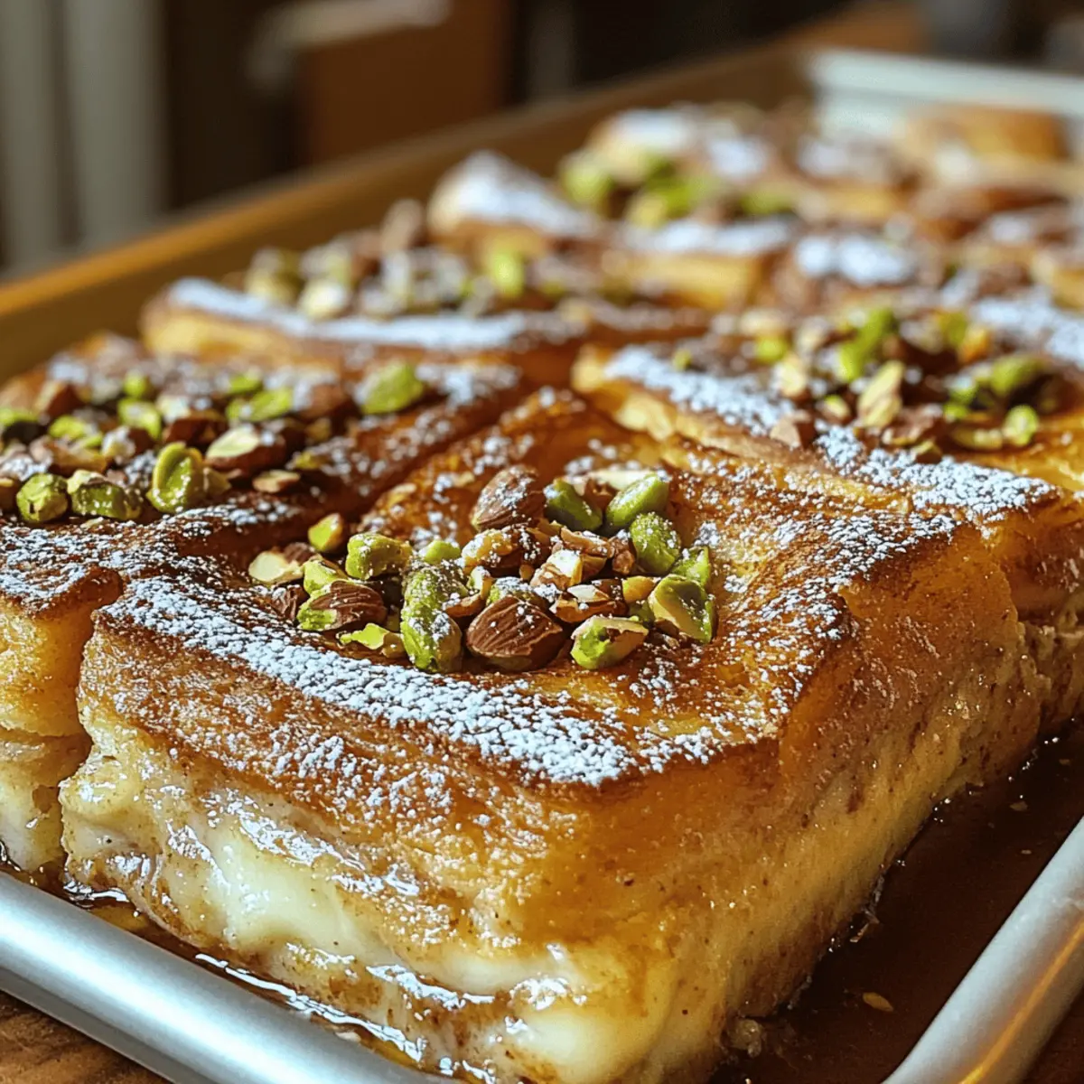 Baklava French Toast Bake für genussvolles Frühstück