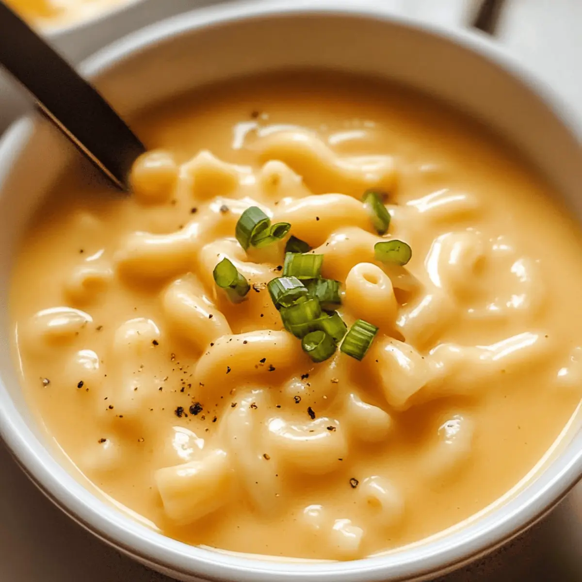 Mac und Cheese Suppe in 30 Minuten genießen