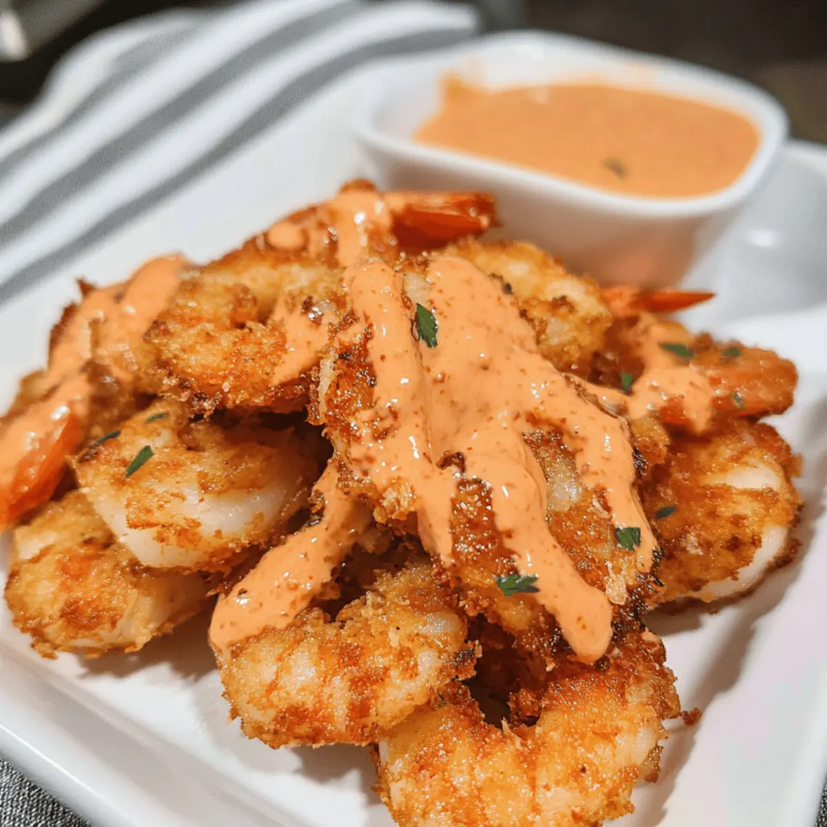 Keto Bang Bang Garnelen mit hausgemachter Sauce