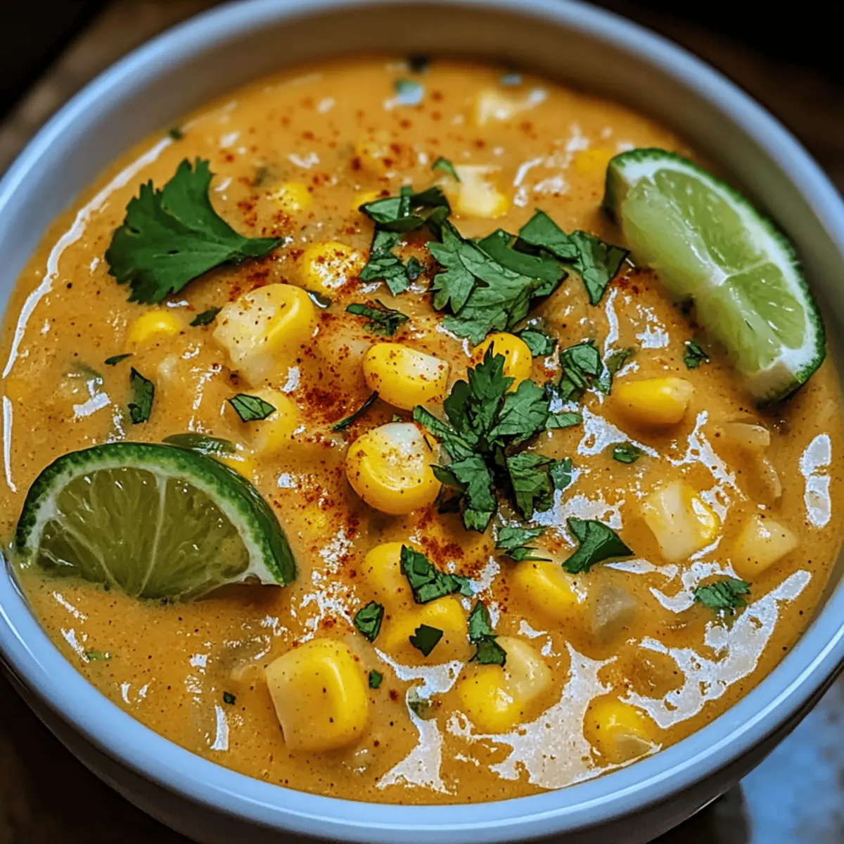 Cremige Jalapeño-Mais-Chowder für Gemütliche Abende
