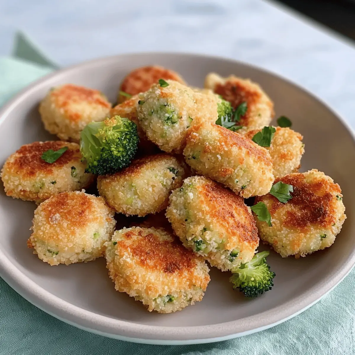 Schnelle Hähnchen-Brokkoli-Nuggets fürs Baby