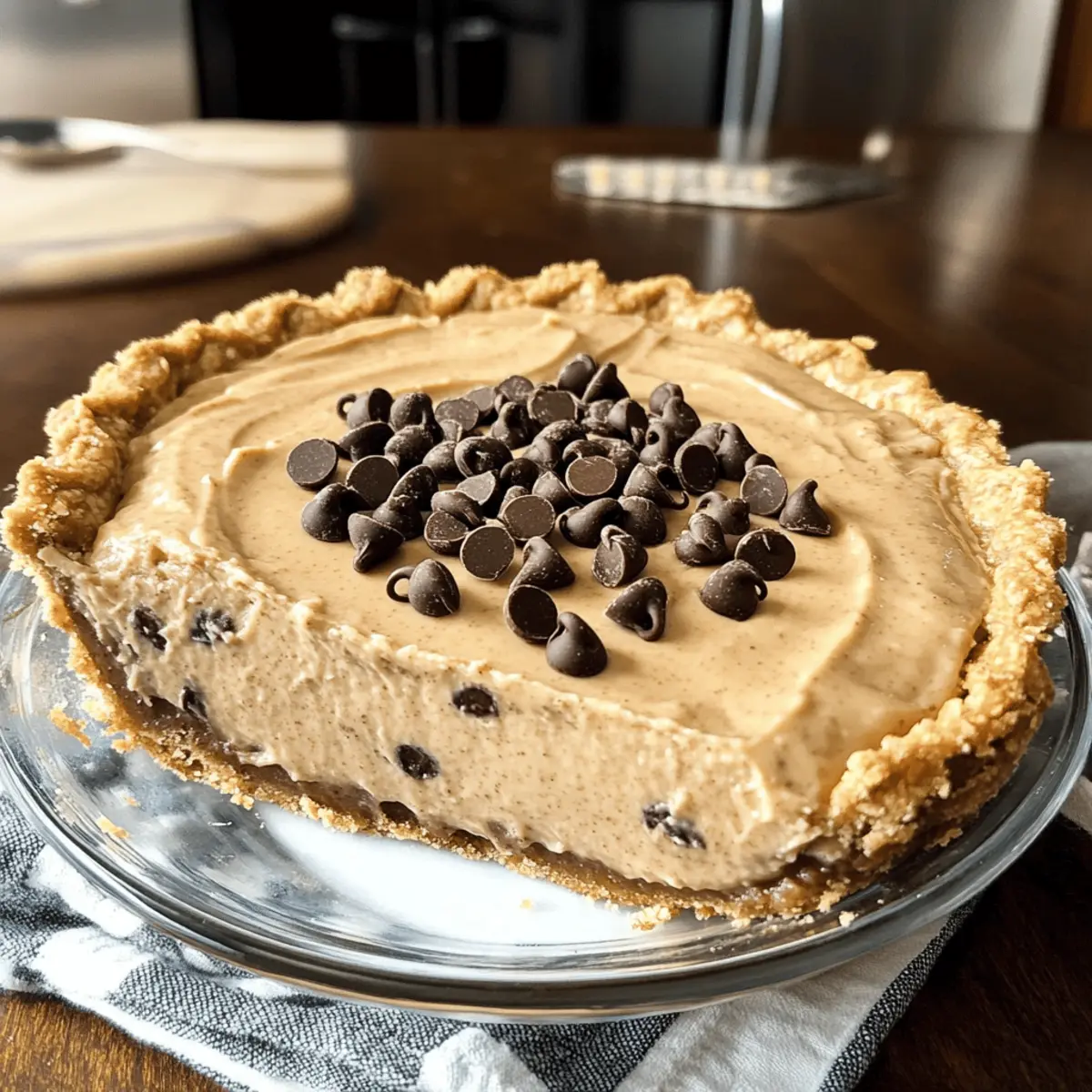 Schokoladenstückchen Erdnussbutterkuchen ohne Backen
