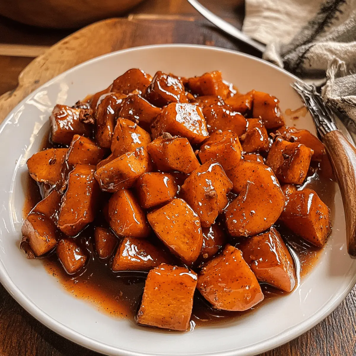 Der Ausgang: Süße Süßkartoffeln vom Blech