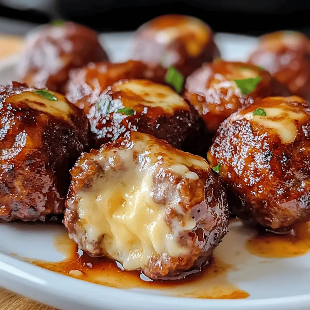 Smoky Stuffed Meatballs für dein nächstes BBQ