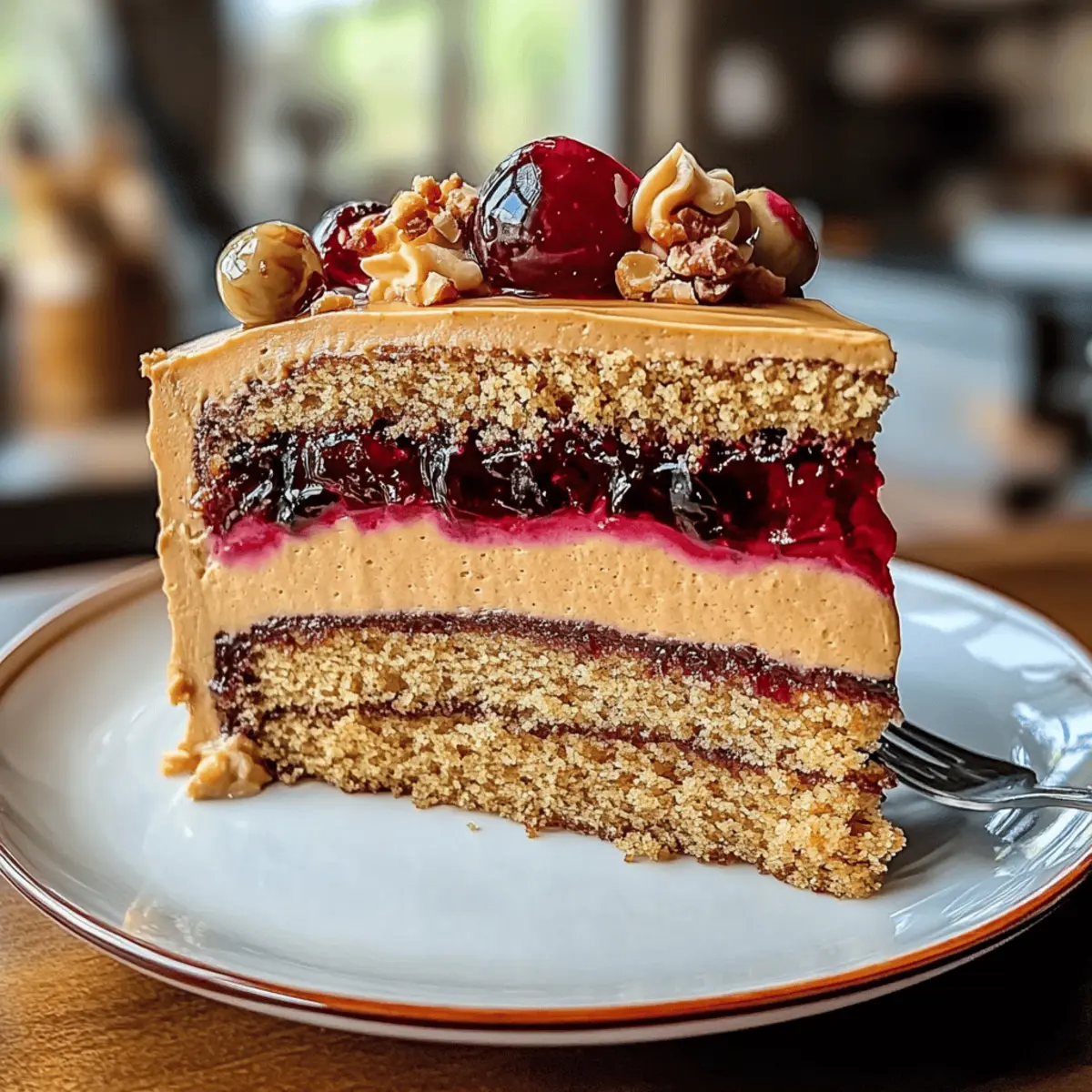 Erdnussbutter und Gelee Kuchen für jeden Anlass