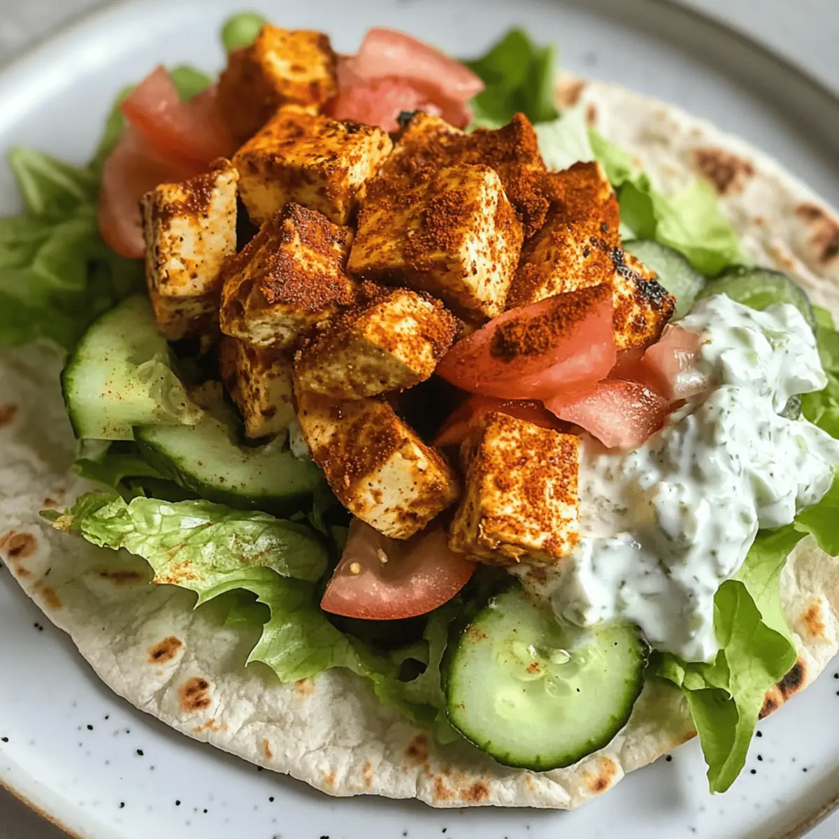 Der Ausgang: Einfaches Veganes Tofu Shawarma Rezept