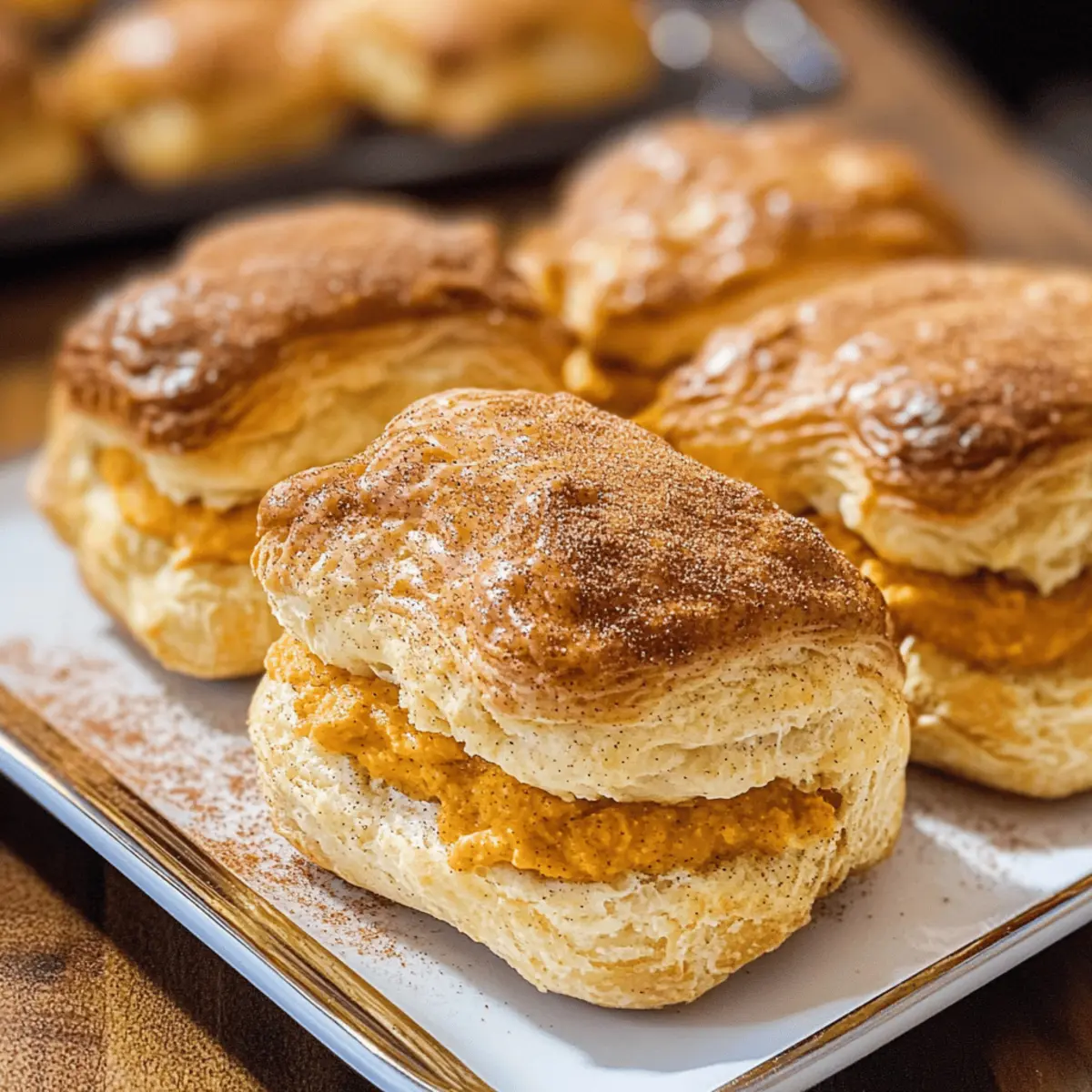 Einfache Kürbiscreme-Profiteroles
