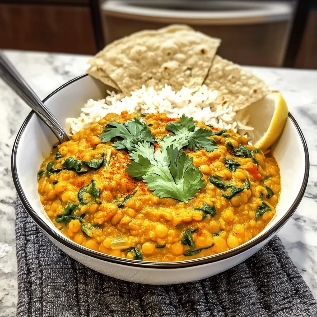 Der Ausgang: Cremiges Slow Cooker Dahl Rezept