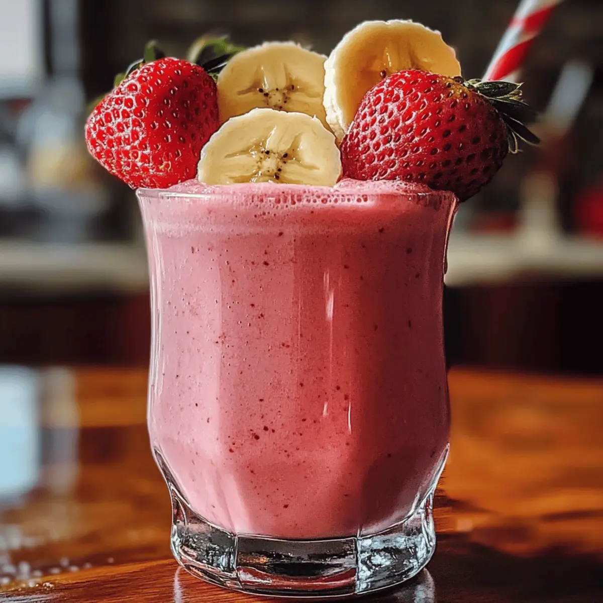 Erdbeer-Bananen-Smoothie für den perfekten Start