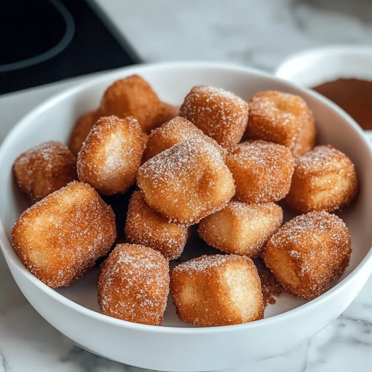 Crispy Sweet Air Fryer Churro Bites