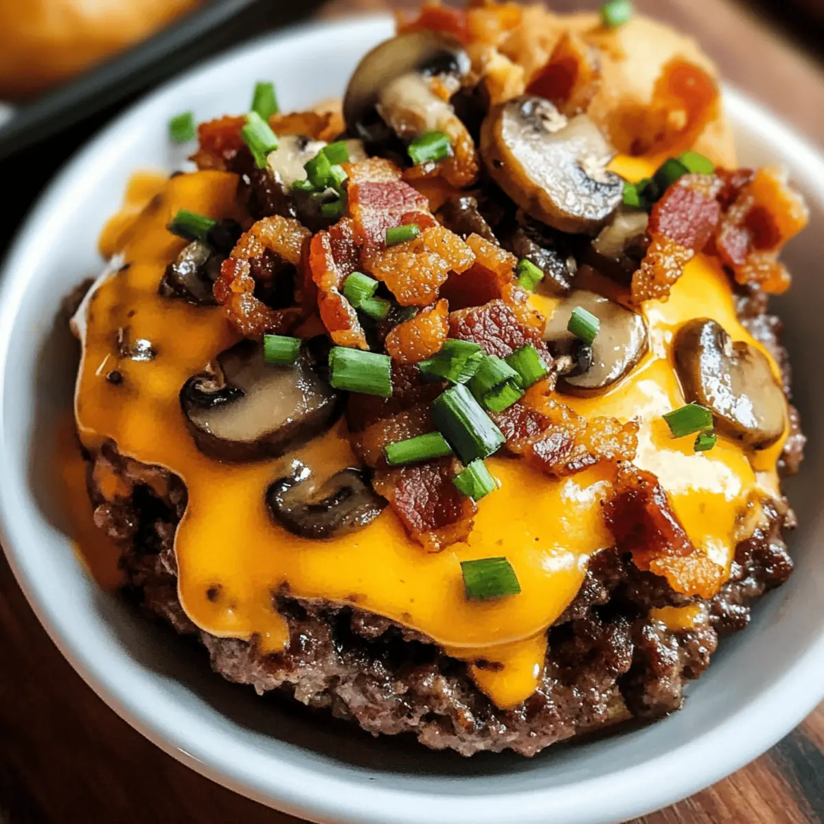 Vollbeladene Burger Bowls für die Low-Carb Diät