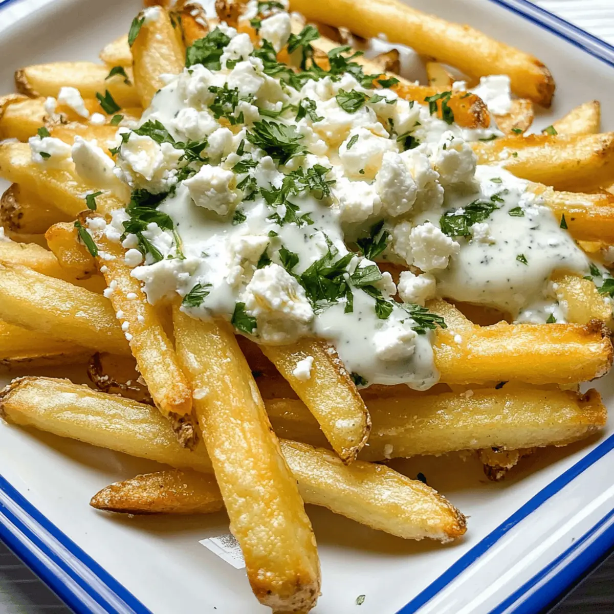 Cremige Feta-Pommes aus dem Ofen